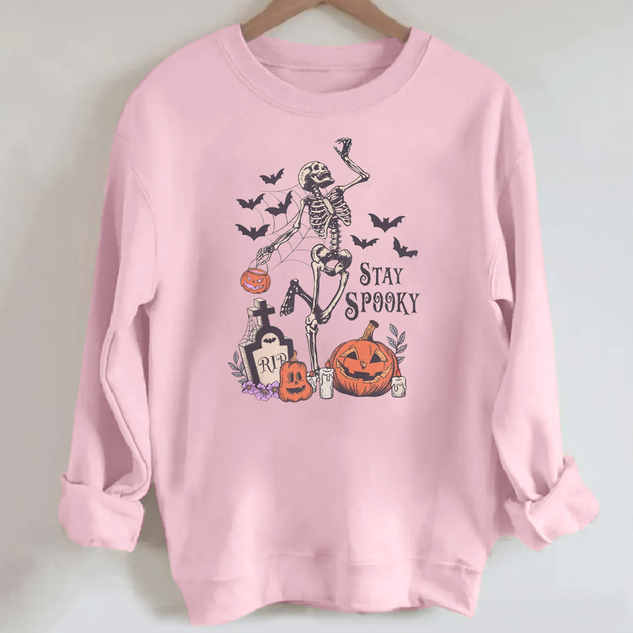 Stay spooky Halloween pumpkins Sweatshirt