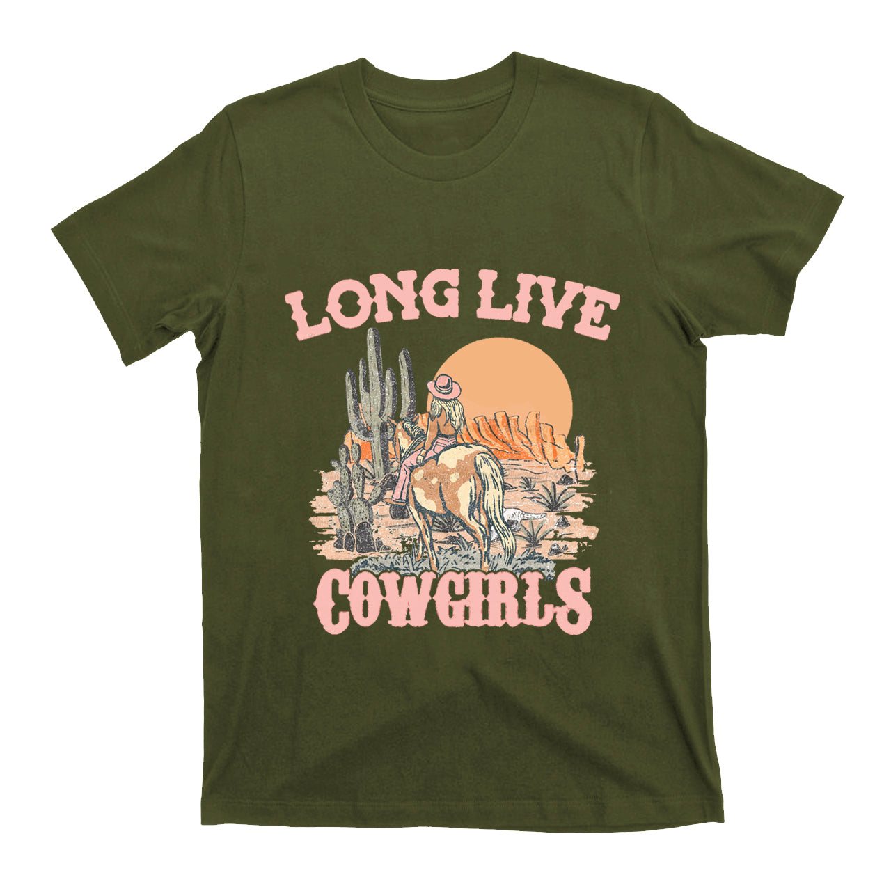 Long Live  Cowgirls Riding in the Desert T-Shirts