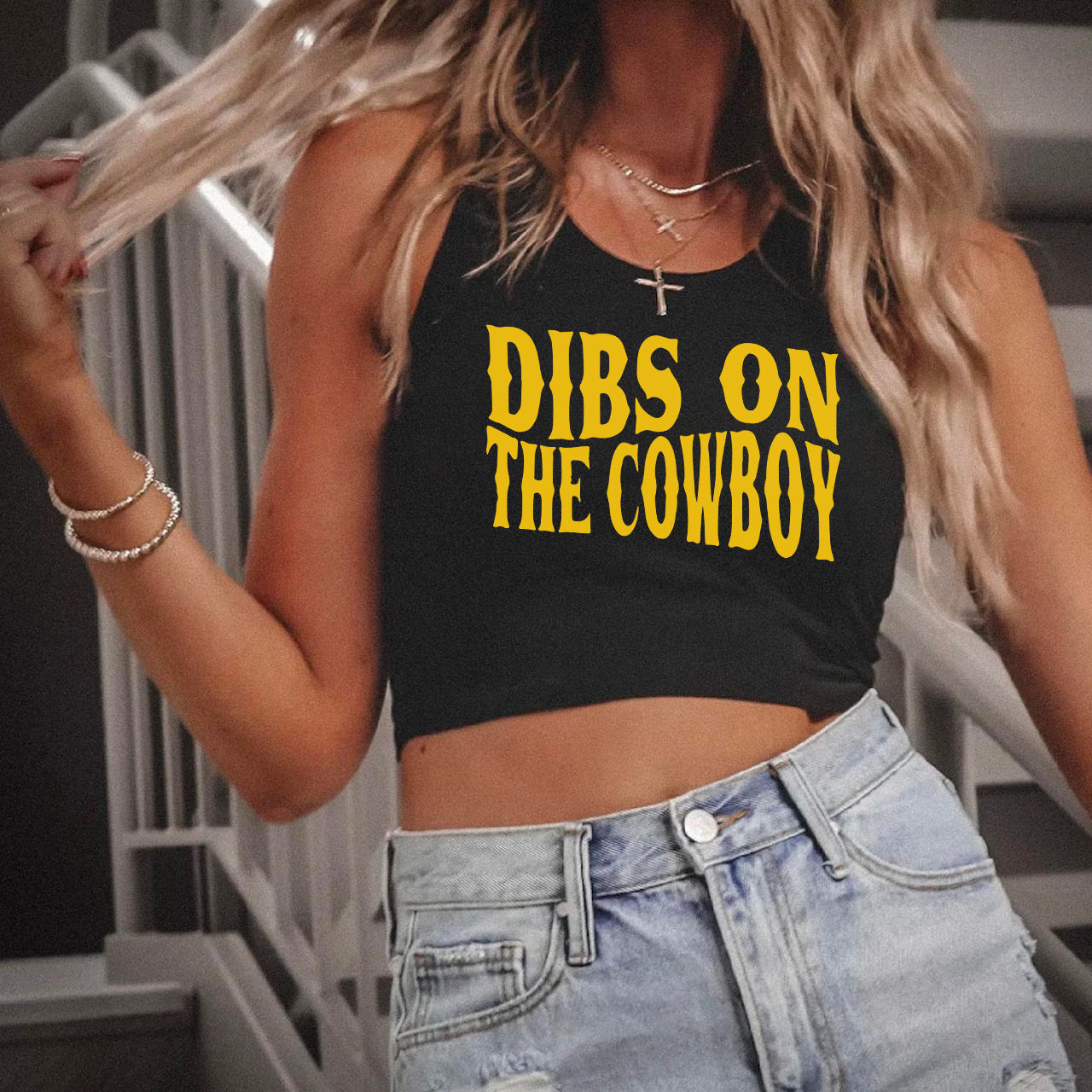Dibs On The Cowboy Tank Top