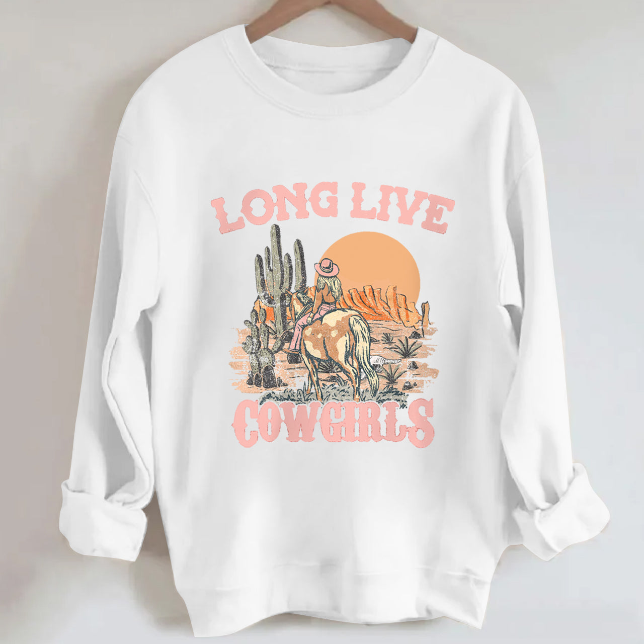 Long Live Cowgirls Riding in the Desert T-Shirts