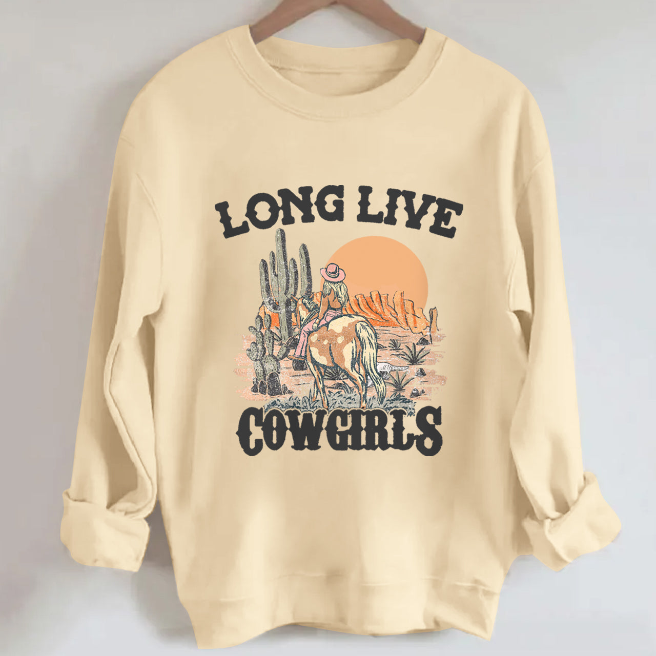 Long Live Cowgirls Riding in the Desert T-Shirts
