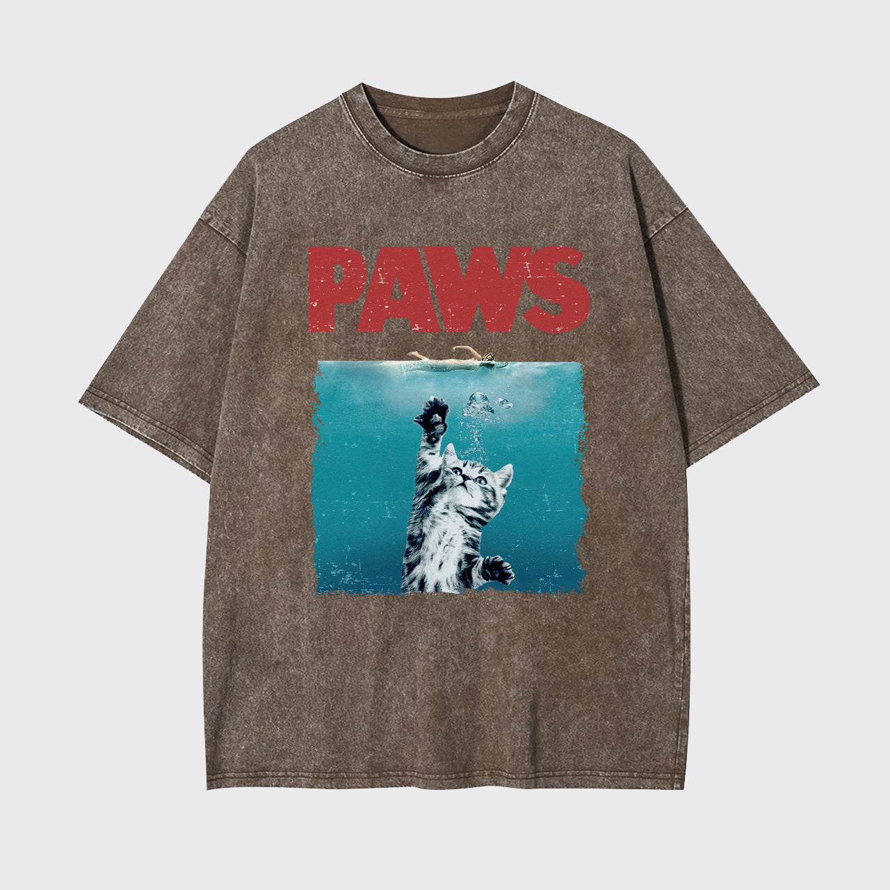 Paws Kitten Jaws Garment-dye Tees