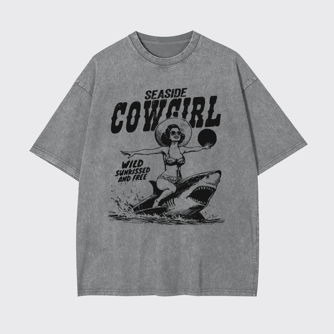 Seaside Cowgirl Wild Garment-dye Tees