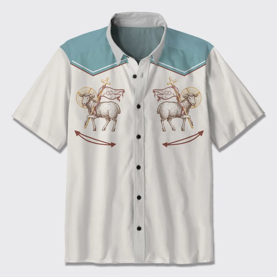 Lamb Of God Button Up Shirts