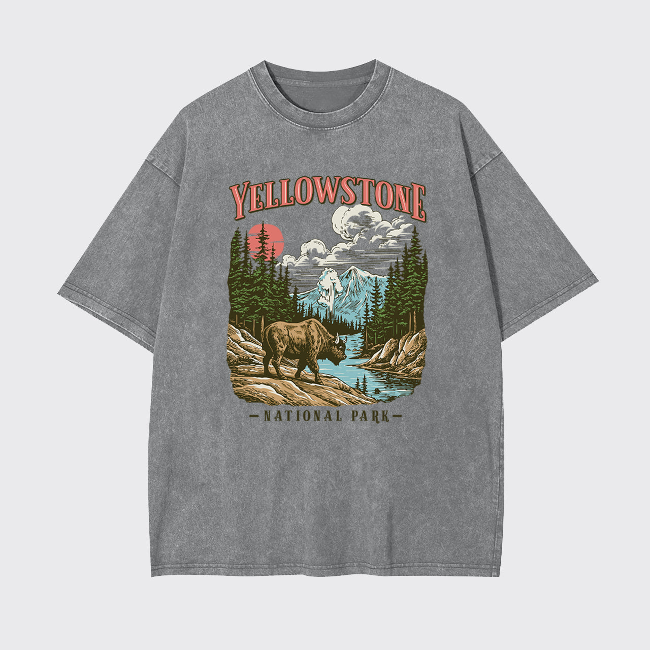 Vintage Yellowstone National Park Garment-dye Tees