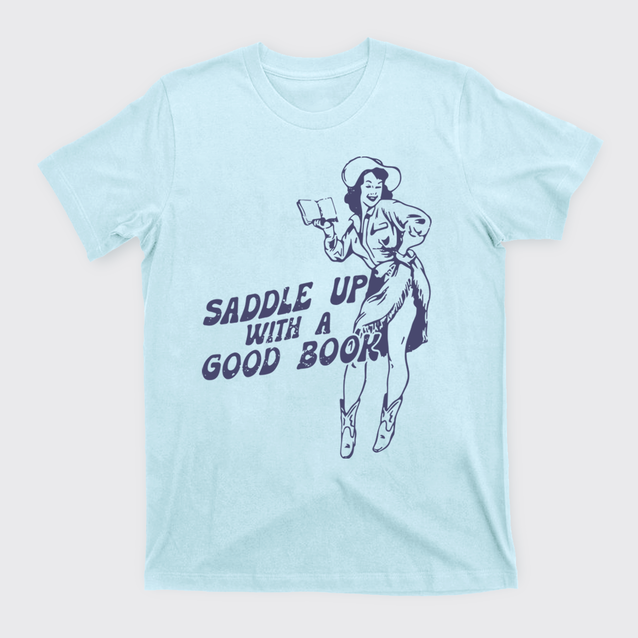Retro Western Country Bookish Cowgirl T-Shirts