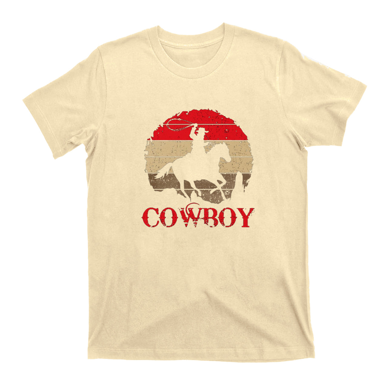 Bravely Riding the Desert Cowboy T-Shirts