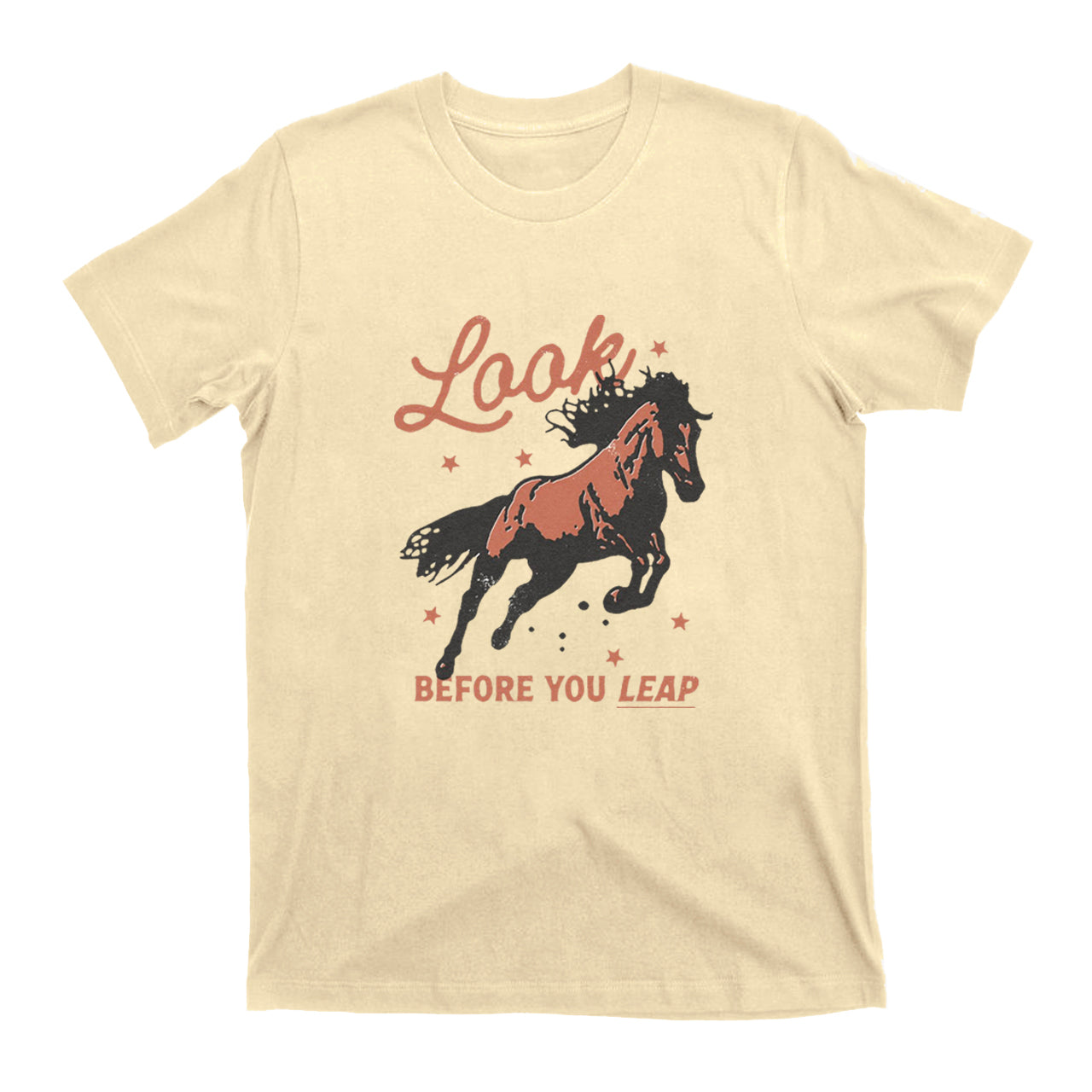 Look Before You Leap Southern Western Cowboy T-Shirts