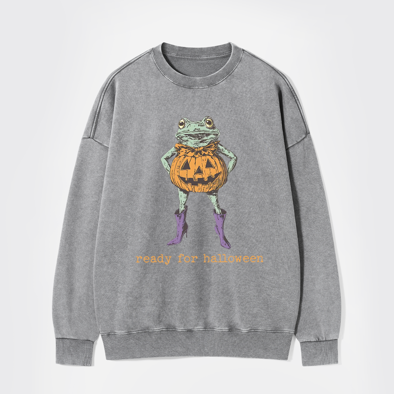Ready For Halloween Washed Sweatshirts