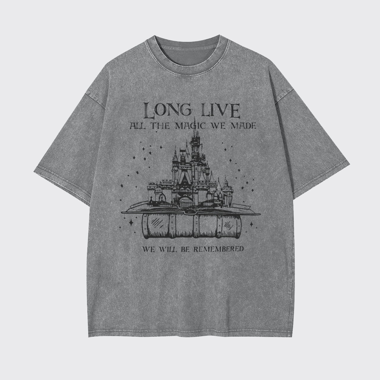 Vintage Long Live We Will Be Remembered Garment-dye Tees