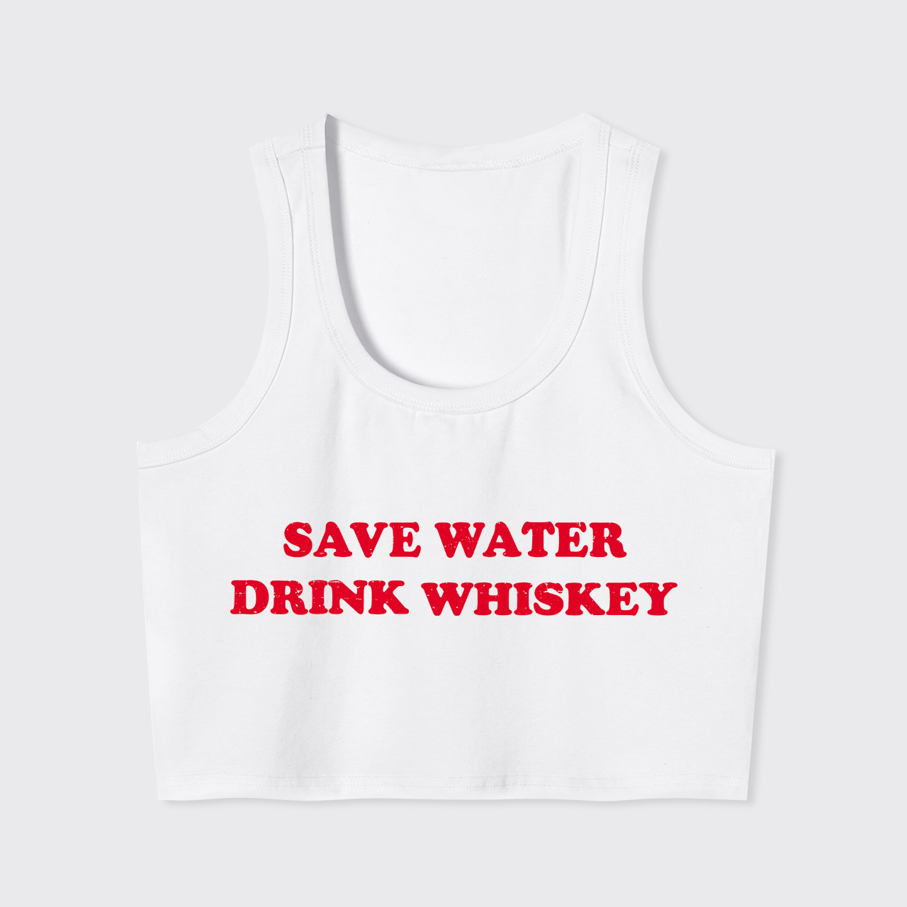 Save Water Drink Whiskey Tank Top