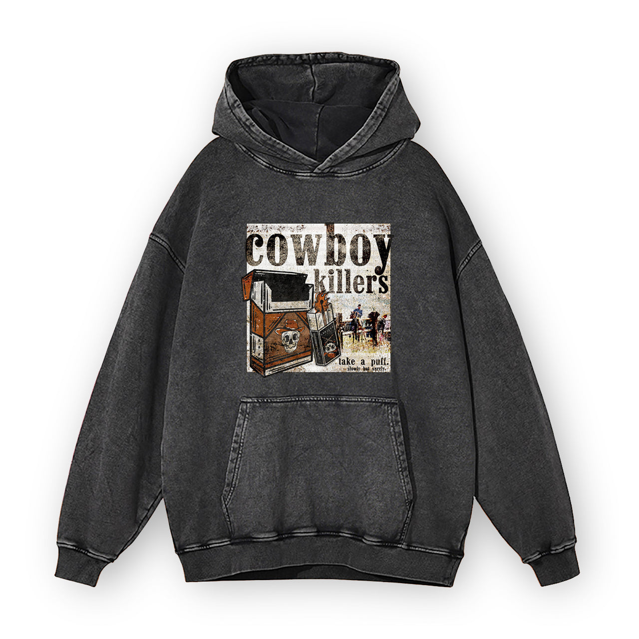 Cowboy Kills Take a Puff Garment-Dye Hoodies