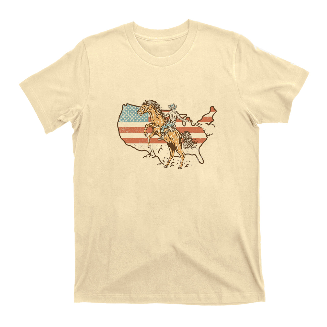 American Cowboys Gallop on the Battlefield T-Shirts