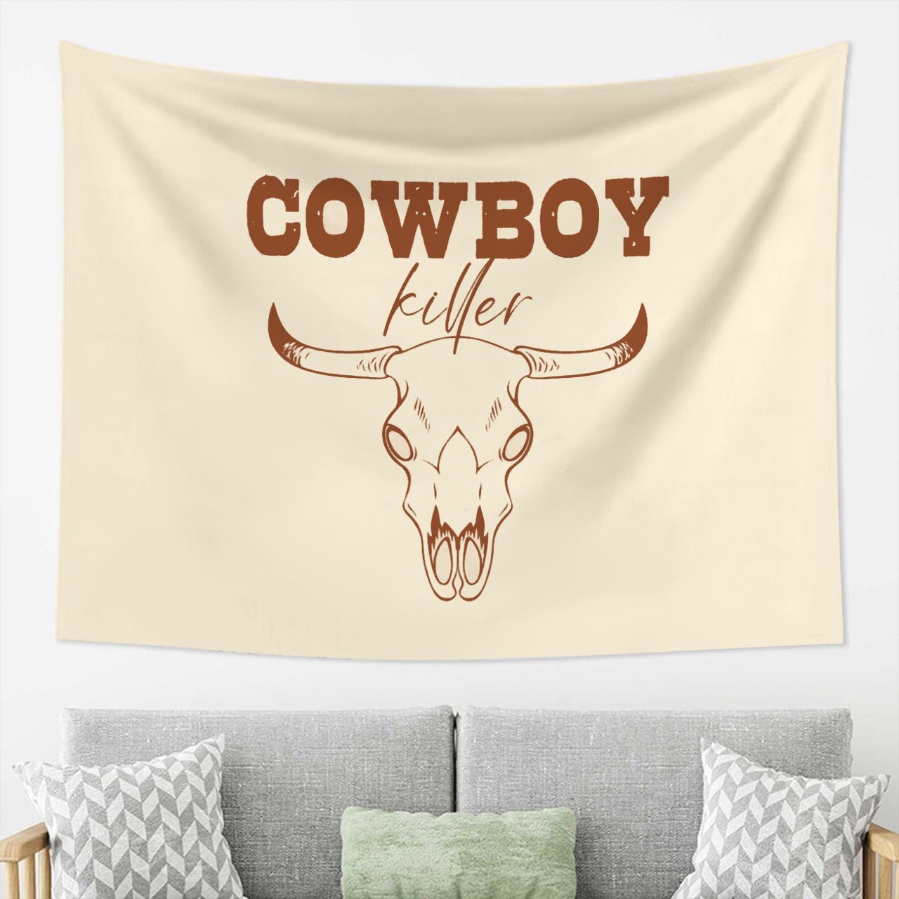 Cowboy Killer Wall Cowboybay Tapestry