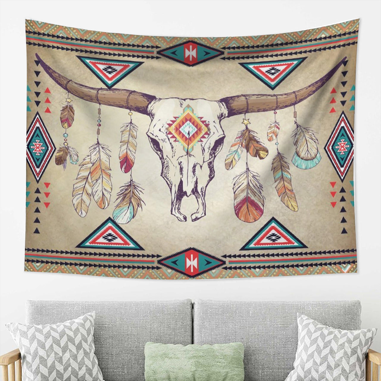 Aztec Tribal Wall Tapestry