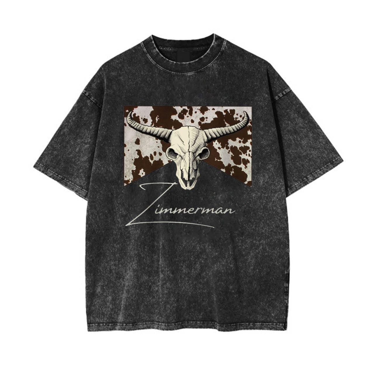 Bailey Zimmerman West Cow Bull Garment-dye Tees