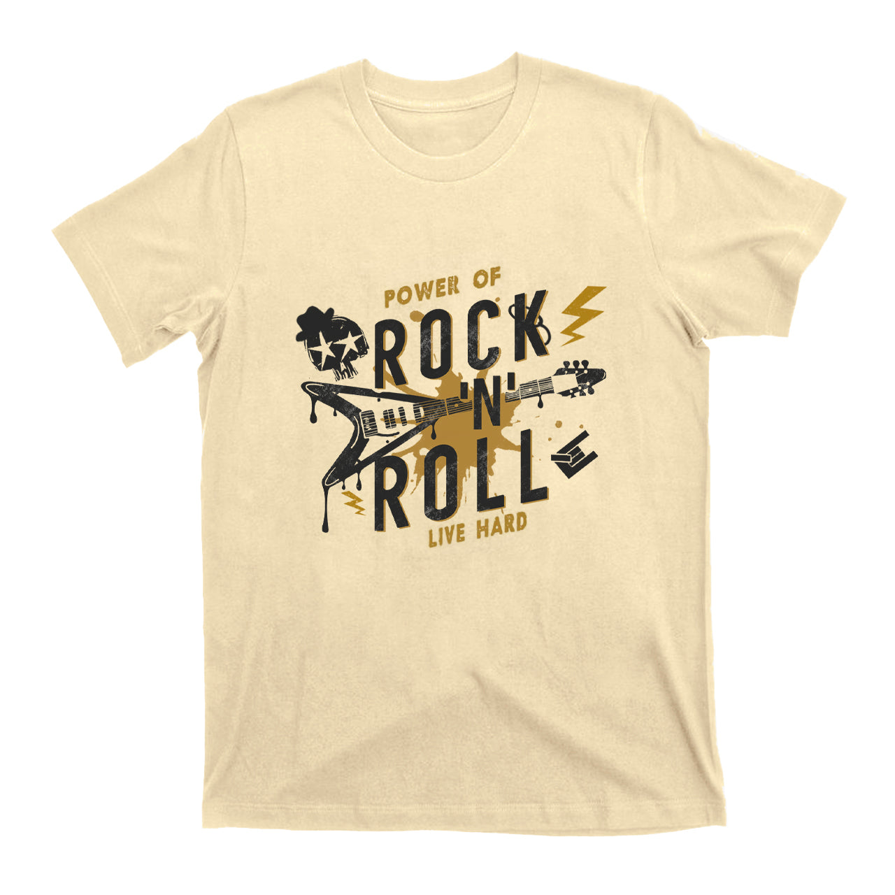 Power Of Rock 'N' Roll Live Hard T-Shirts
