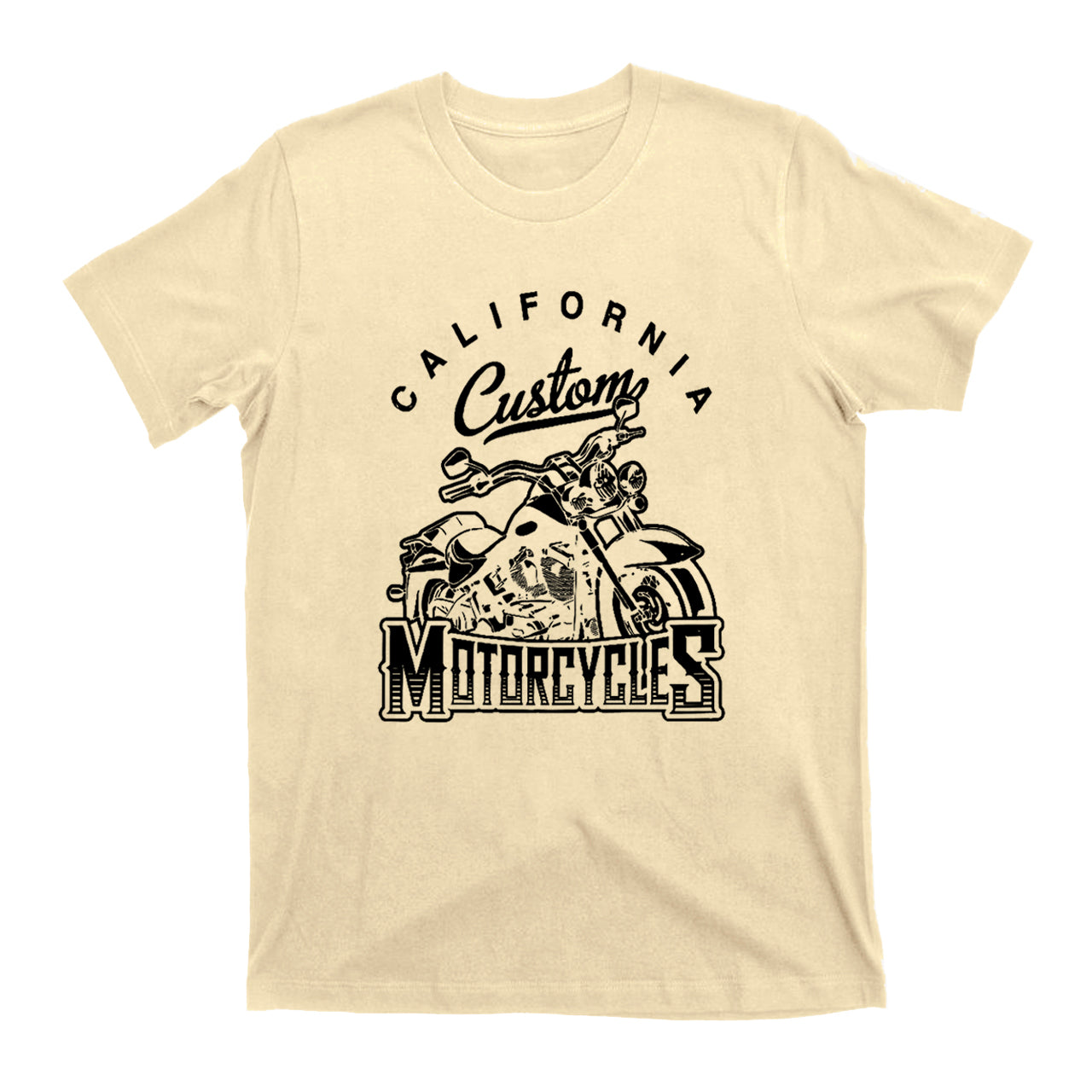 Custom Motorcycle Printed T-shirt