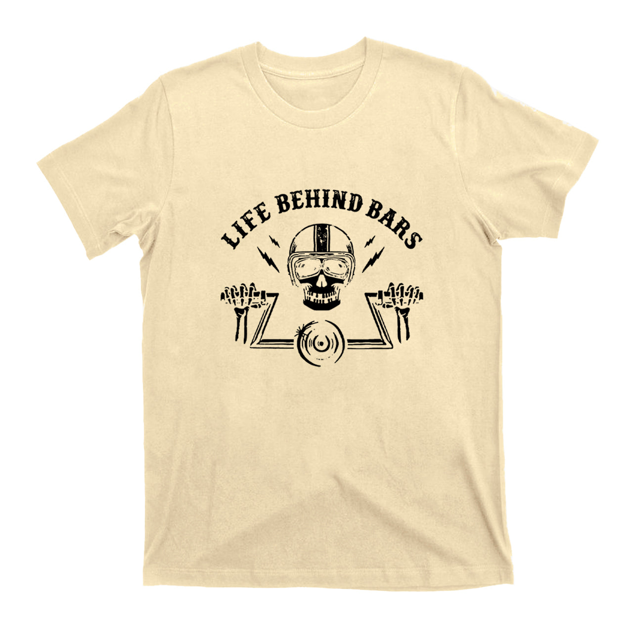 Skeleton Decal Biker Humor Route 66 Funny Motorcycle T-Shirt