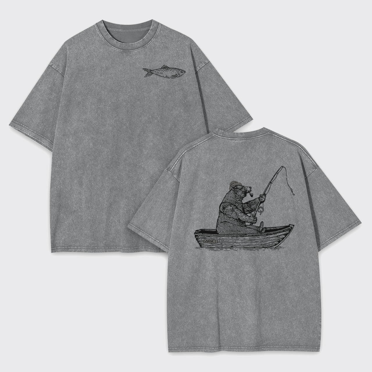 Boat Bear Garment-dye Tees