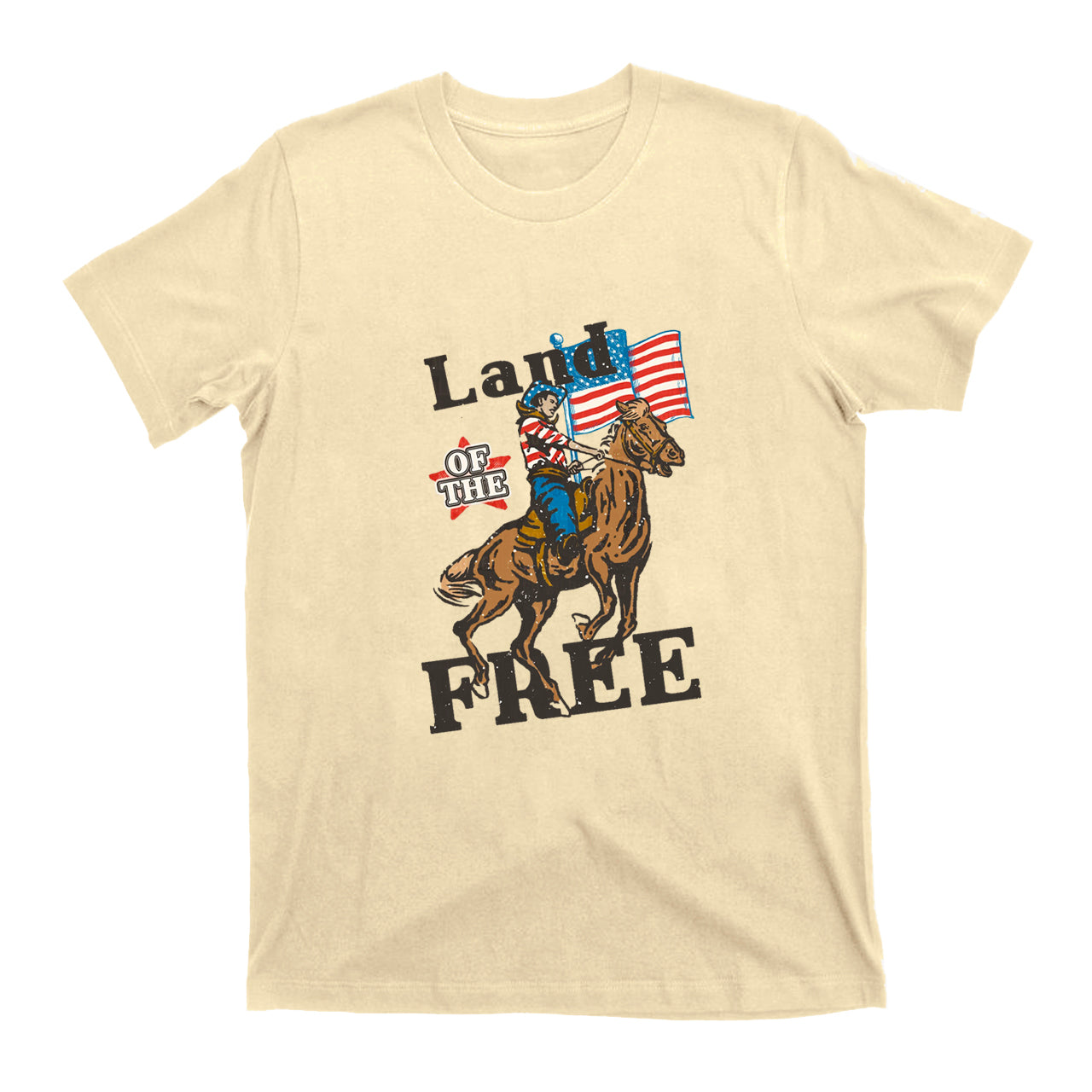Land of the Free Cowboy T-shirt