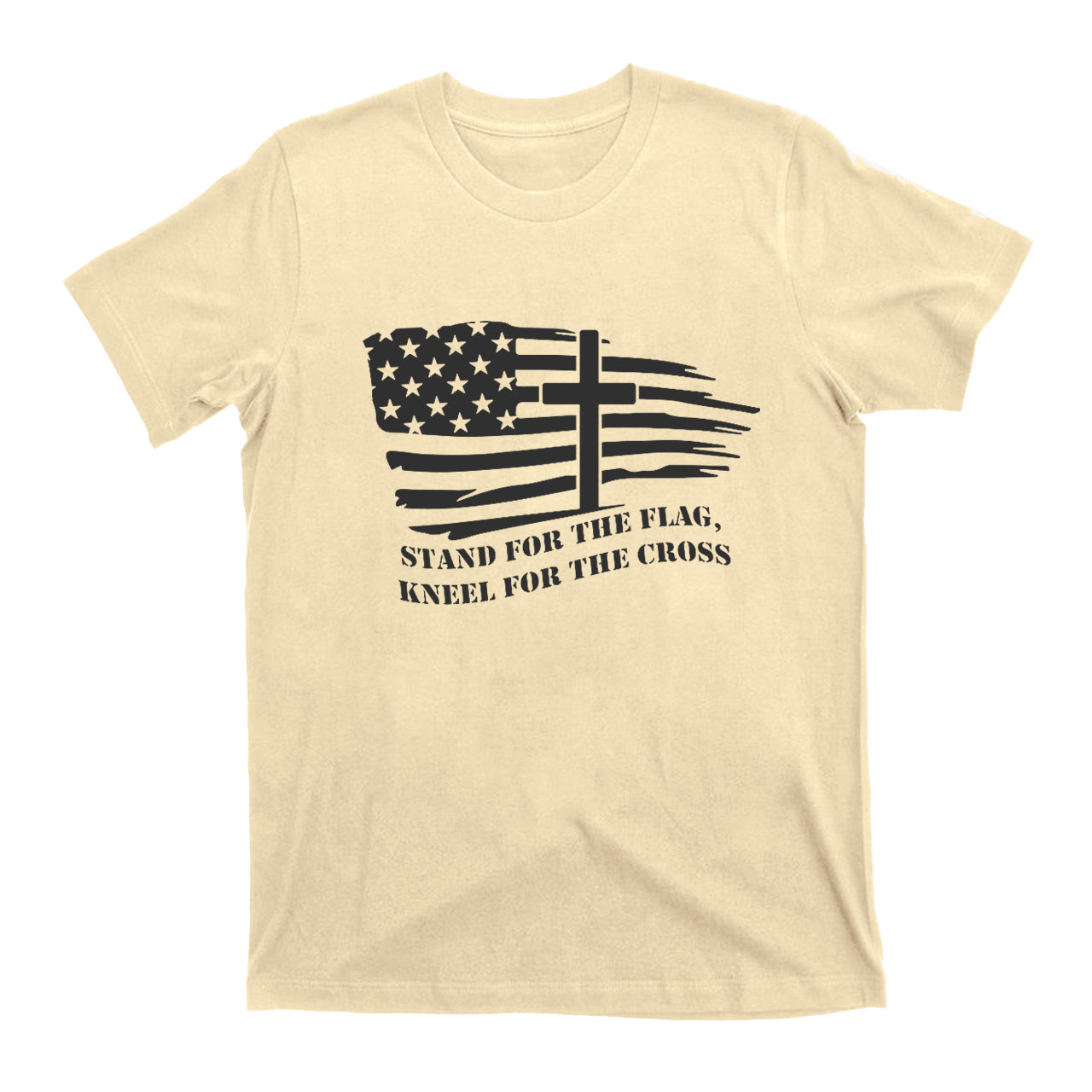 American Flag With Cross T-shirt