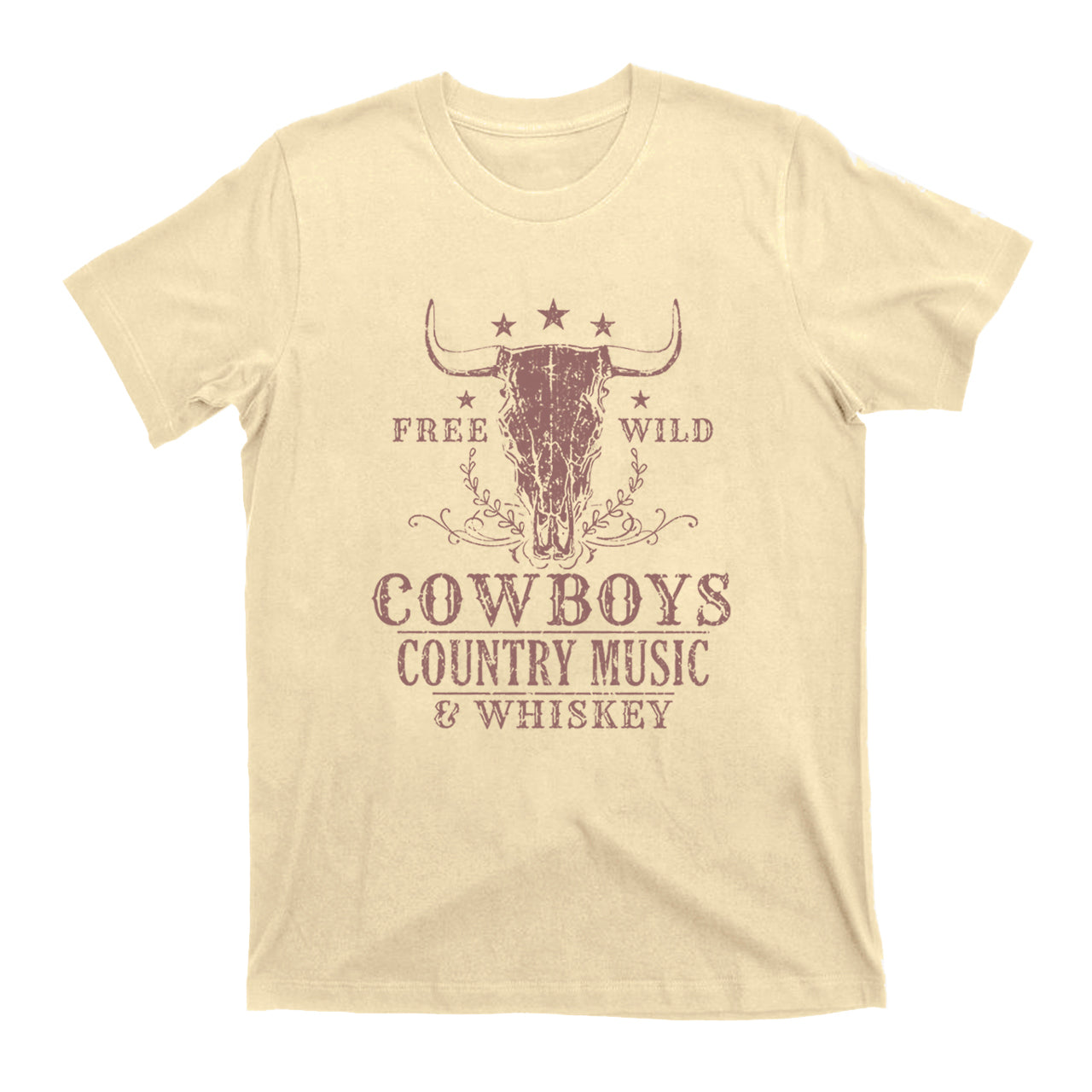 Free Wild Cowboy Whiskey T-Shirts