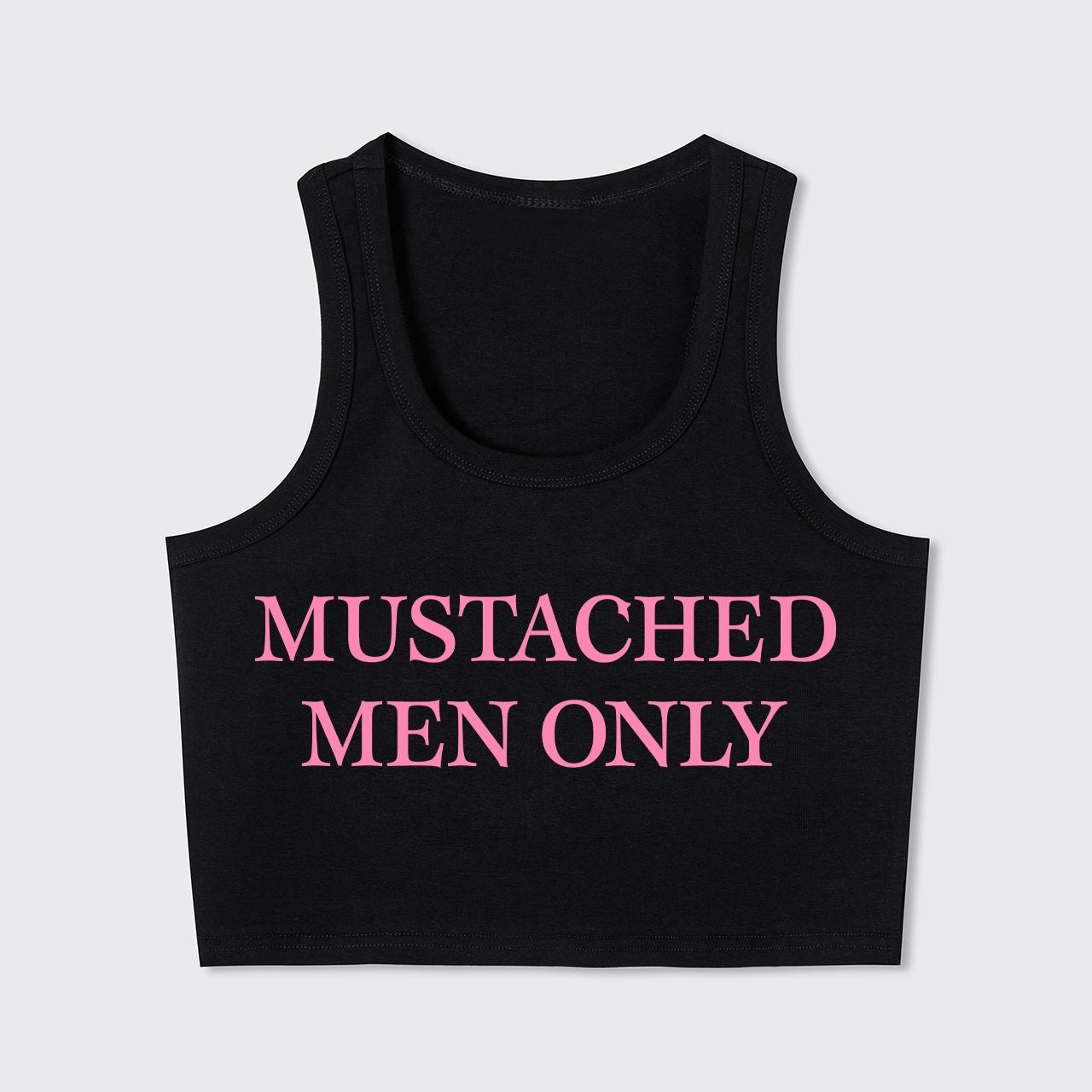 Mustached Men Only Tank Top
