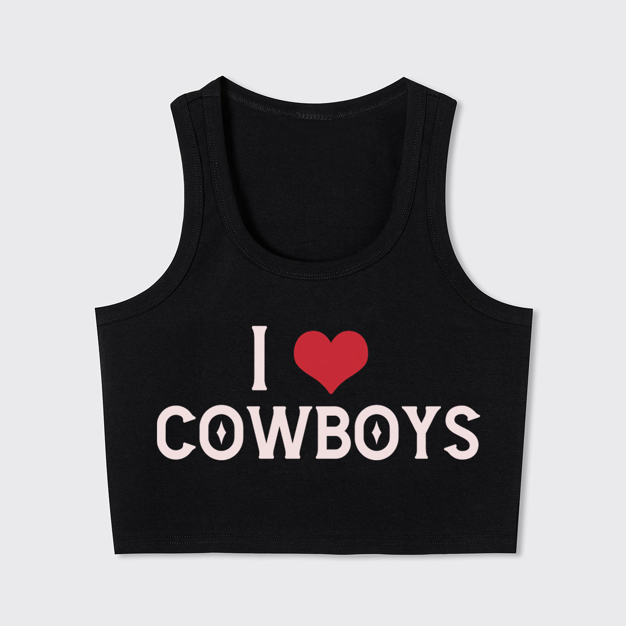 I Love Cowboys Tank Top