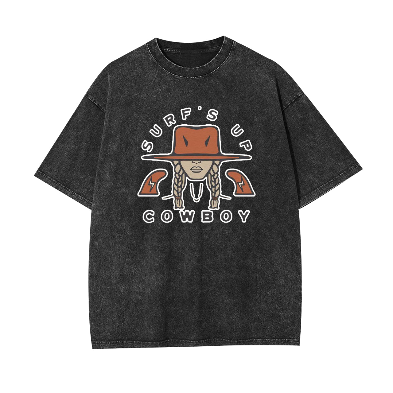 Surf's Up Cowboy Garment-dye Tees