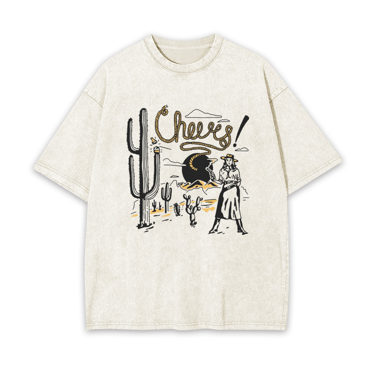 Cheers Cowgirls Garment-dye Tees