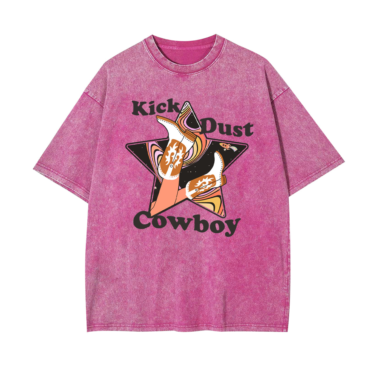 Space Kick Dust Cowboy Garment-dye Tees