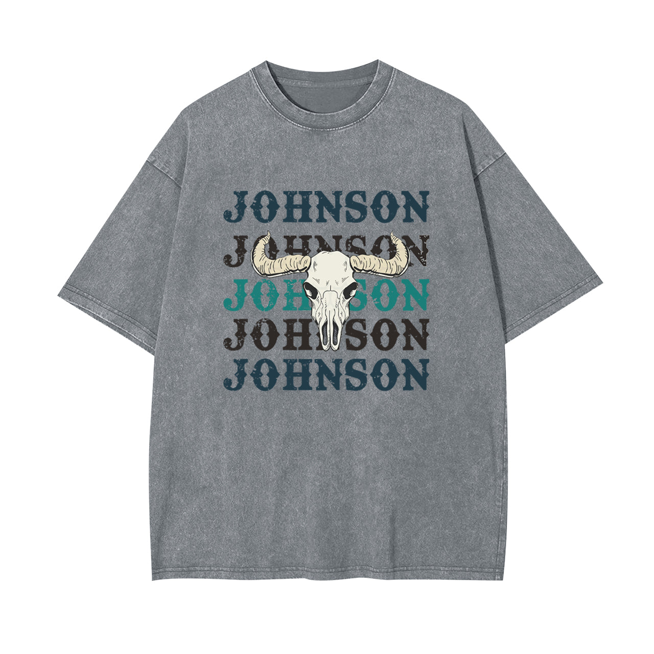 Johnson Western Cowboy Garment-dye Tees