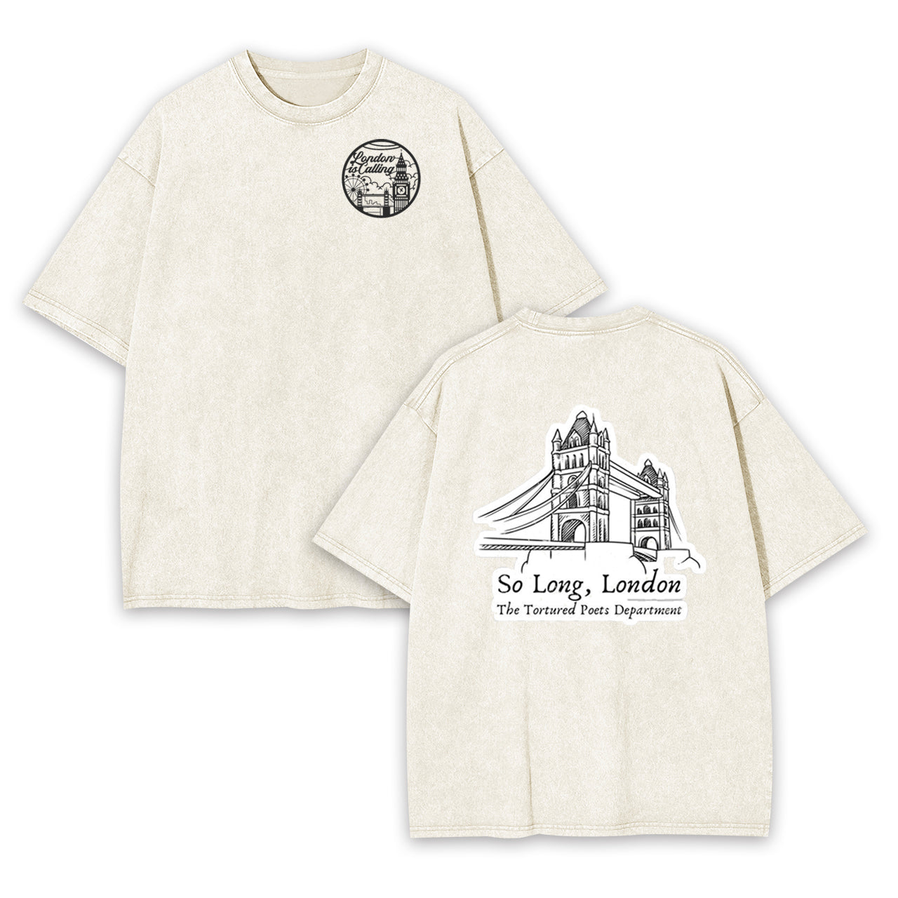 London Boy So Long Garment-dye Tees