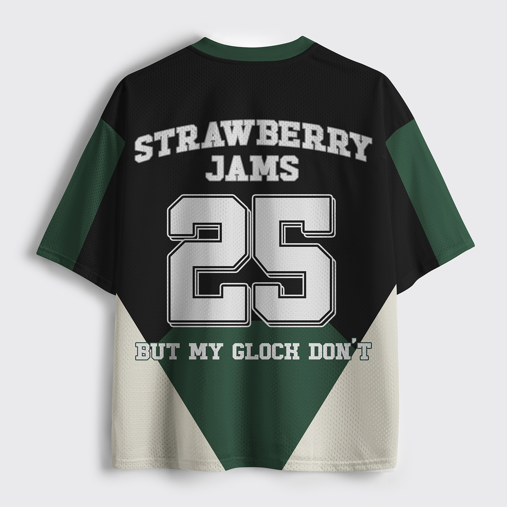 Personalization Strawberry Jams Funny Mesh Jersey
