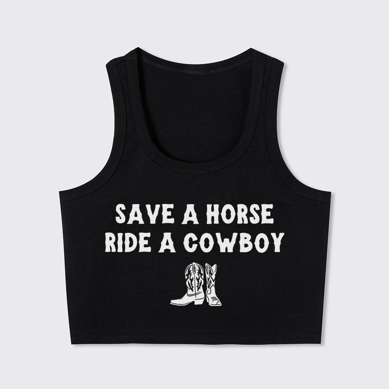 Save A Horse Ride A Cowboy Tank Top
