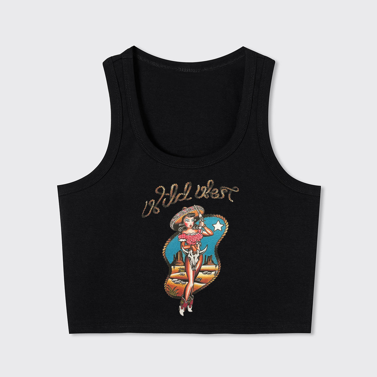 Wild West Cowgirl Tank Top