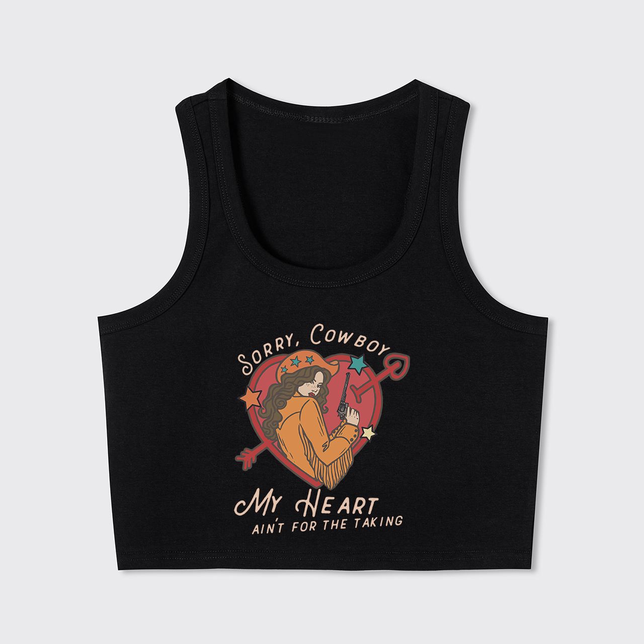 Sorry Cowboy My Heart Ain't For The Taking Tank Top