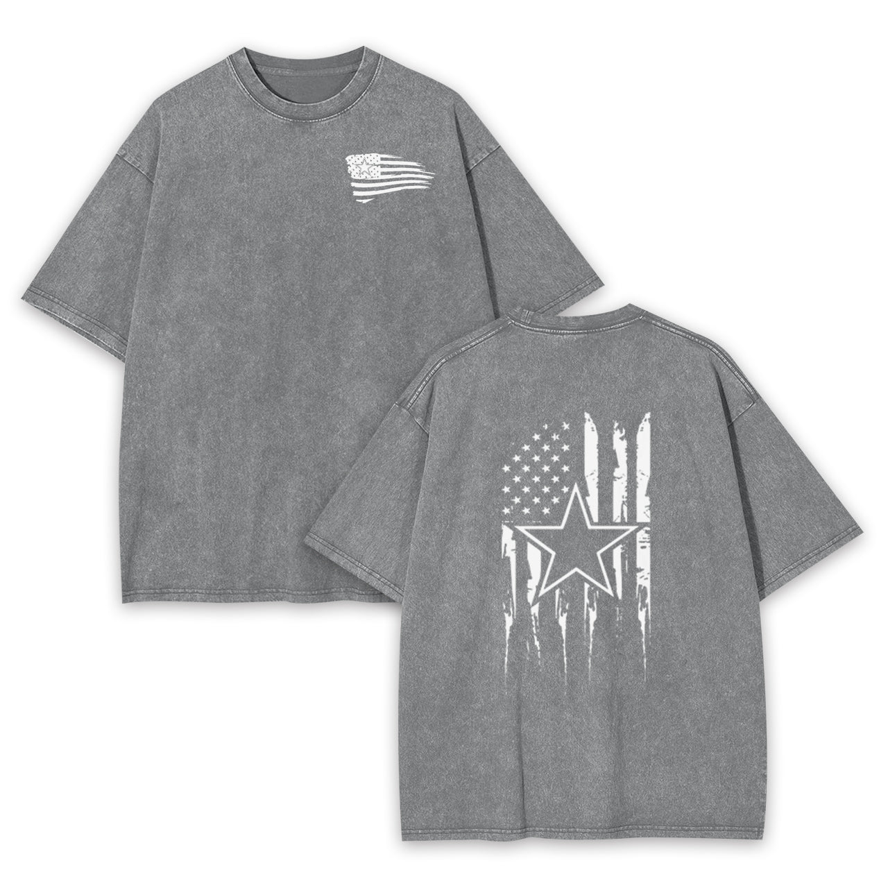 Dallas Cowboys American Flag Garment-dye Tees
