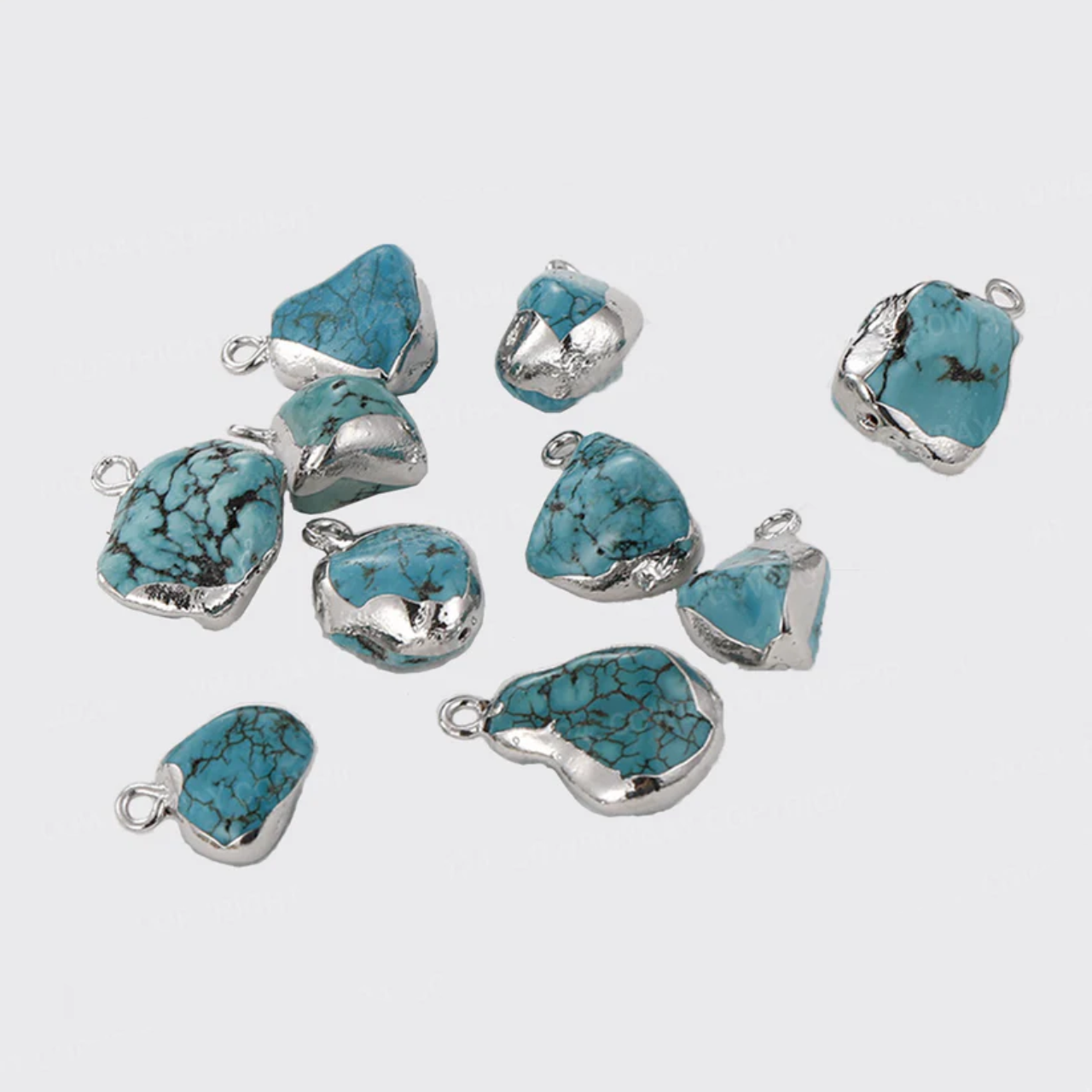 Turquoise Letter Necklace