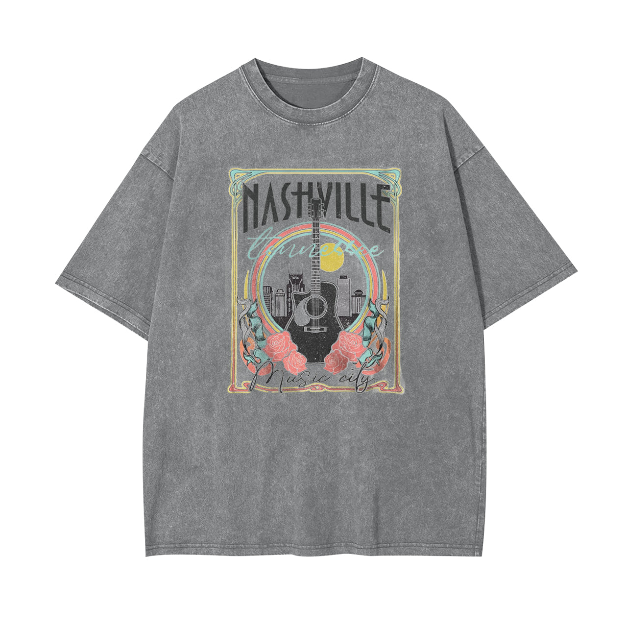 Nashville Music City Garment-dye Tees