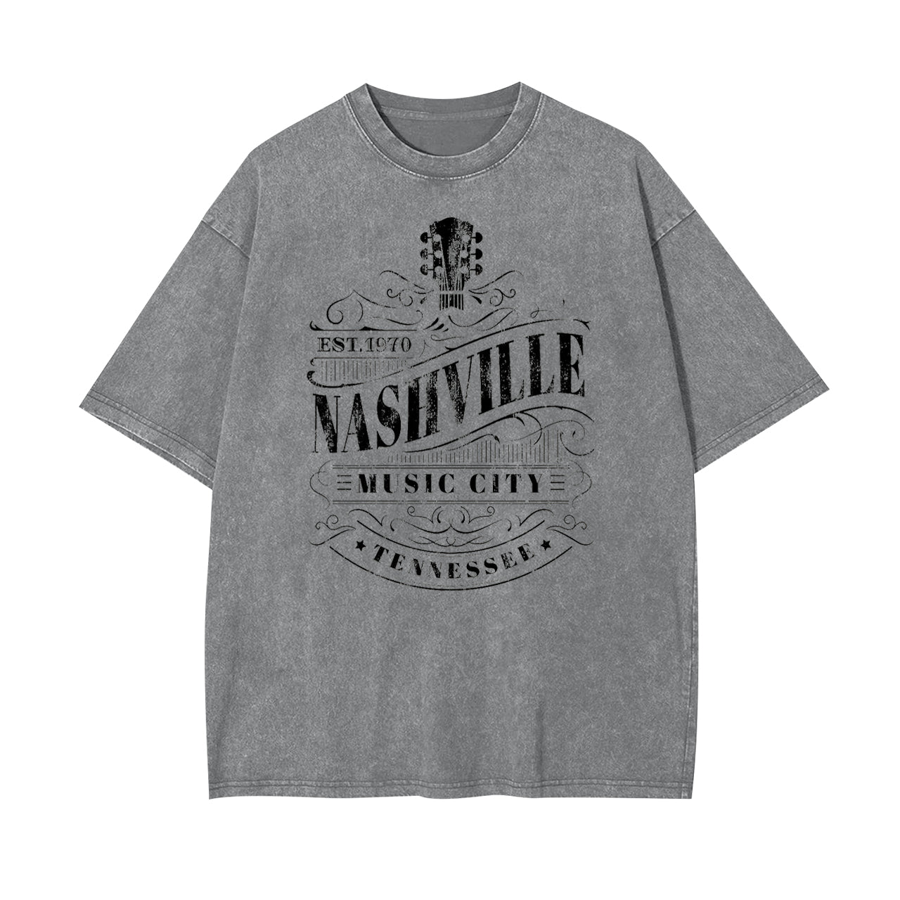 Nashville Music City EST.1970 Garment-dye Tees