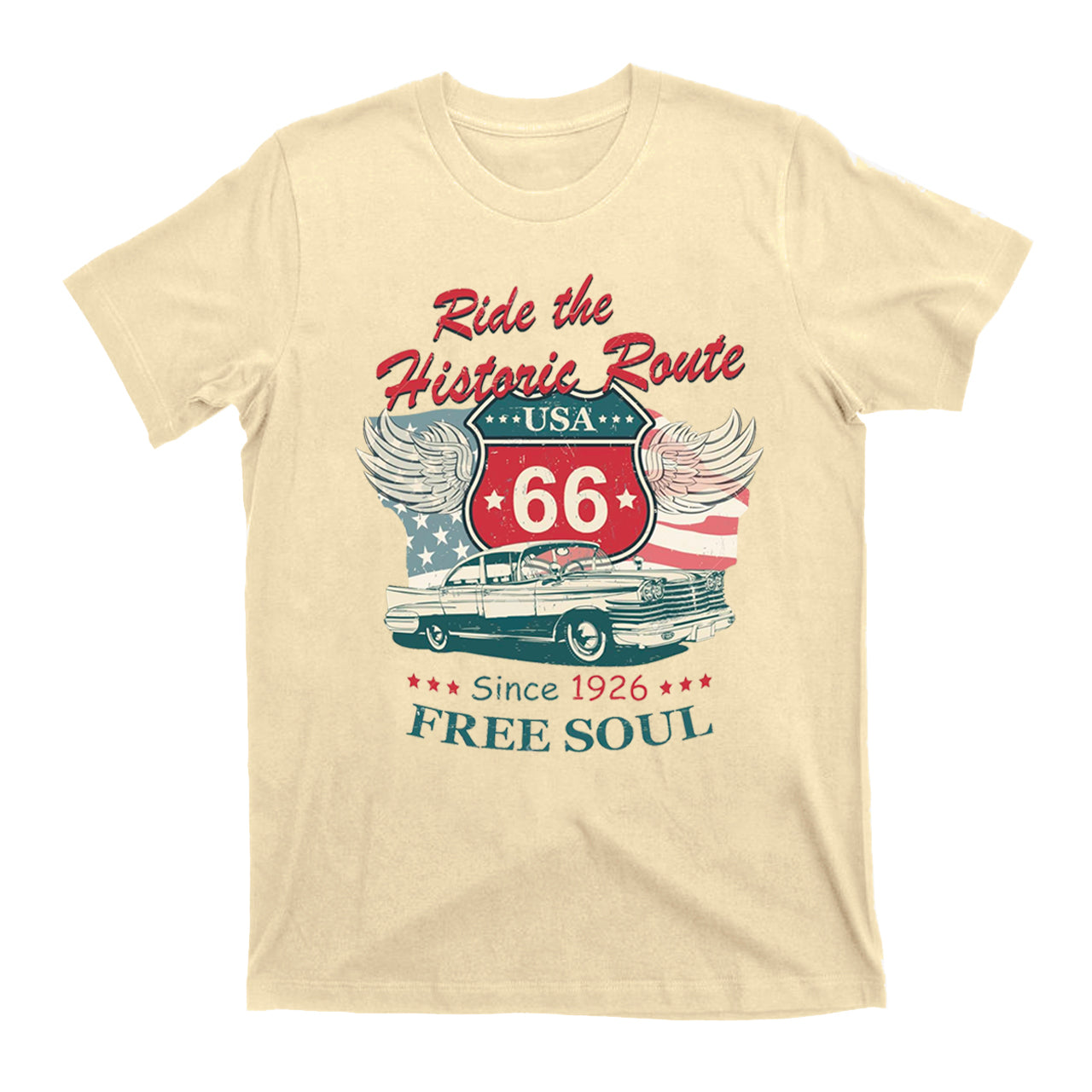1926 Free Soul Route 66 T-Shirts