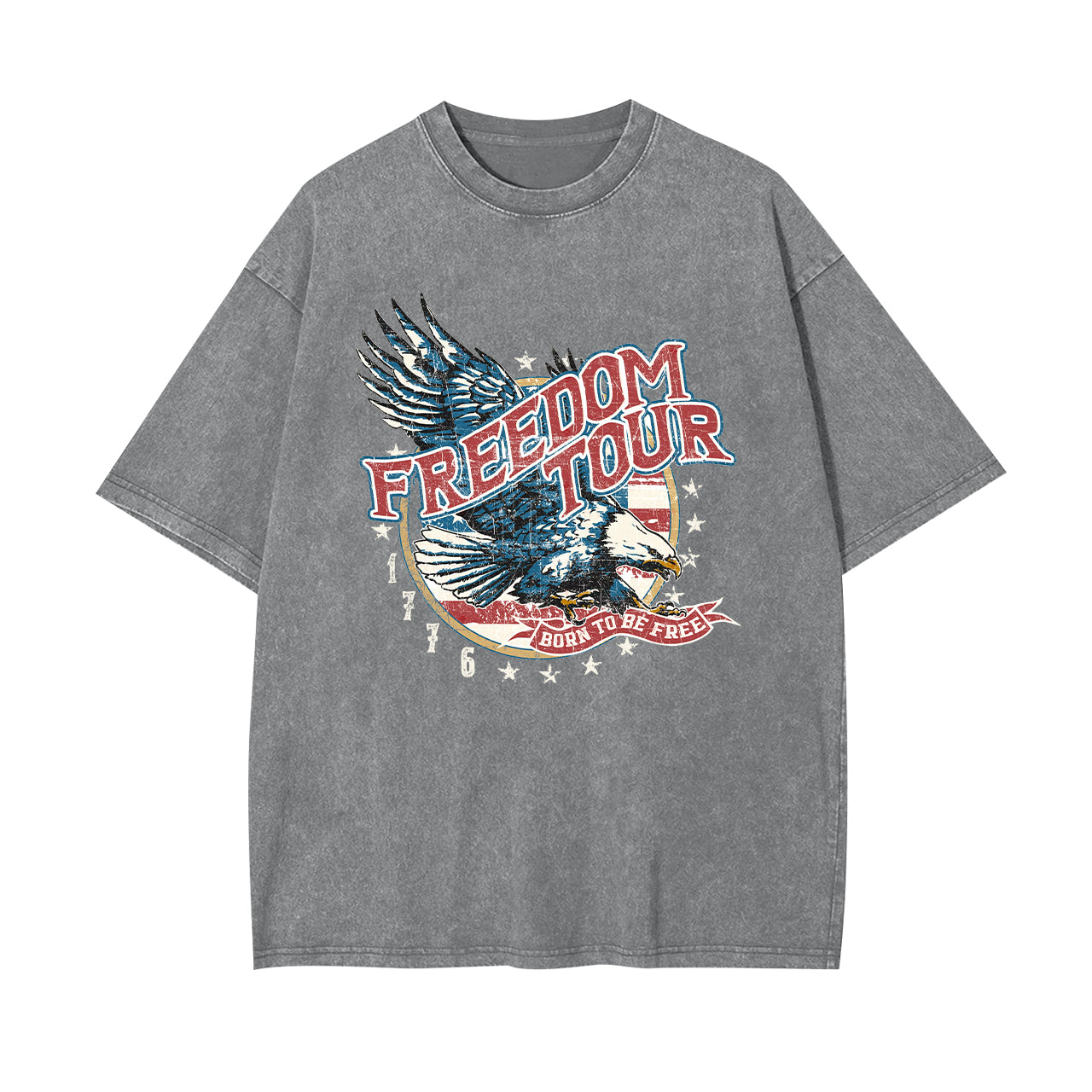 Born to Be Free 1776 Garment-dye Tees
