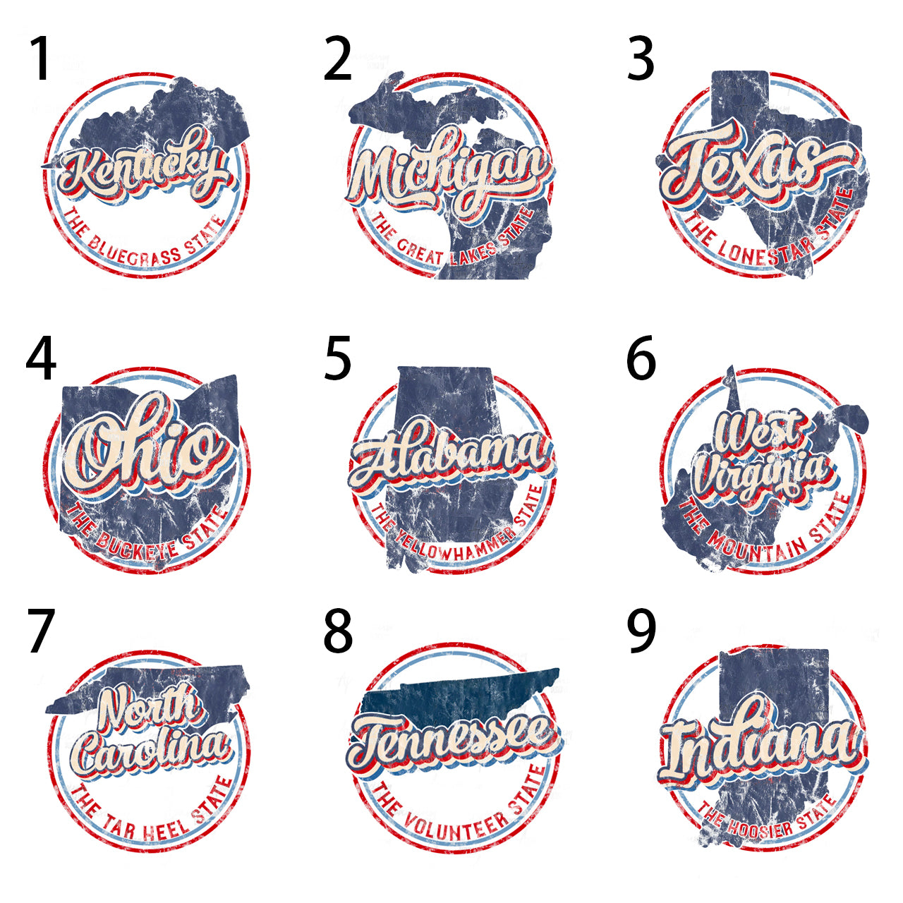 The Kentucky State Garment-dye Tees