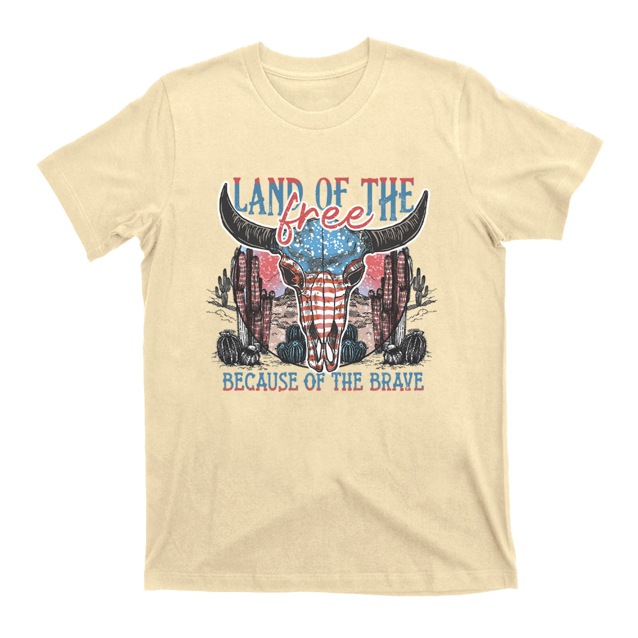 4th Of July And Cow Skull T-Shirts