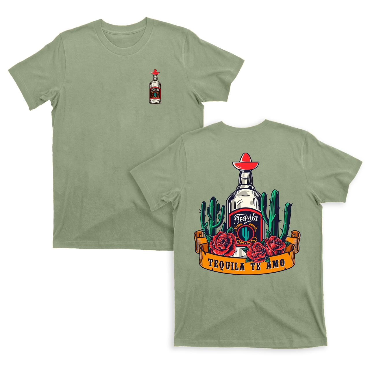 The Retro Concept Of Tequila T-Shirts