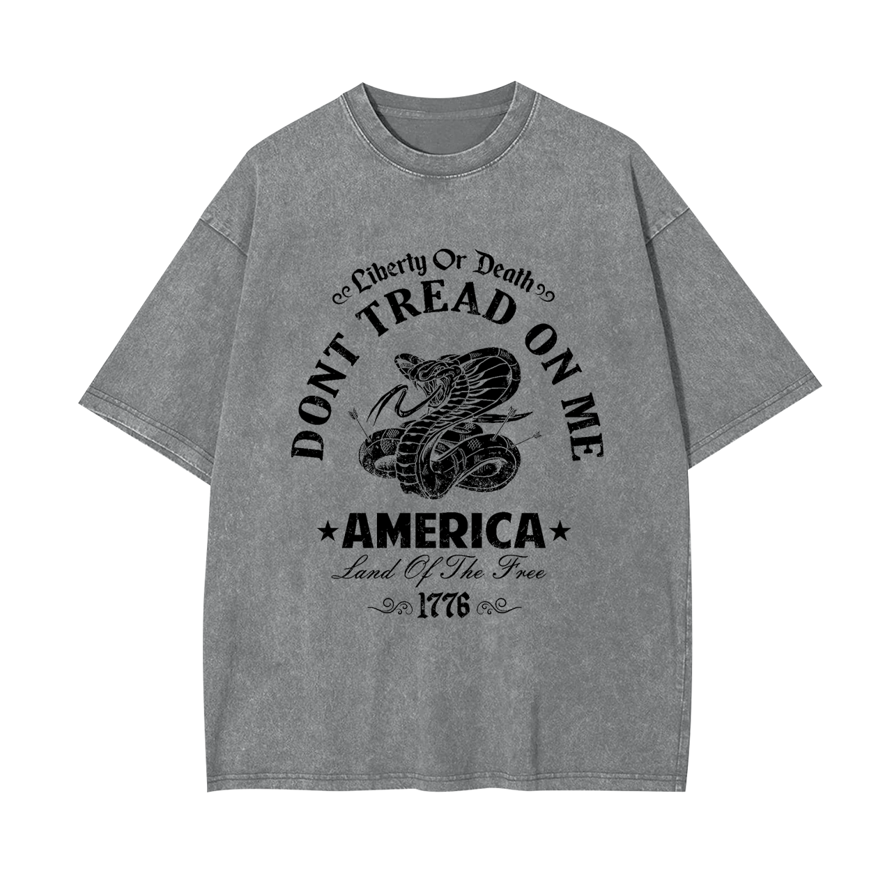 America Liberty Land Of The Free Garment-dye Tees