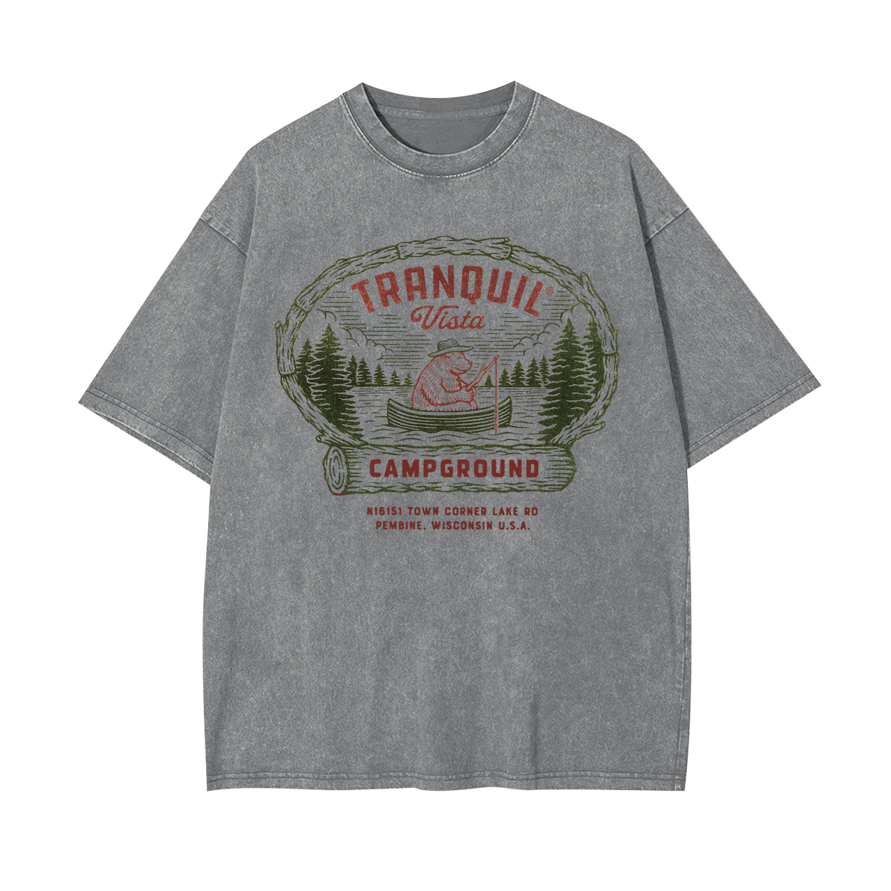 Tranquil Vista Campground Garment-dye Tees