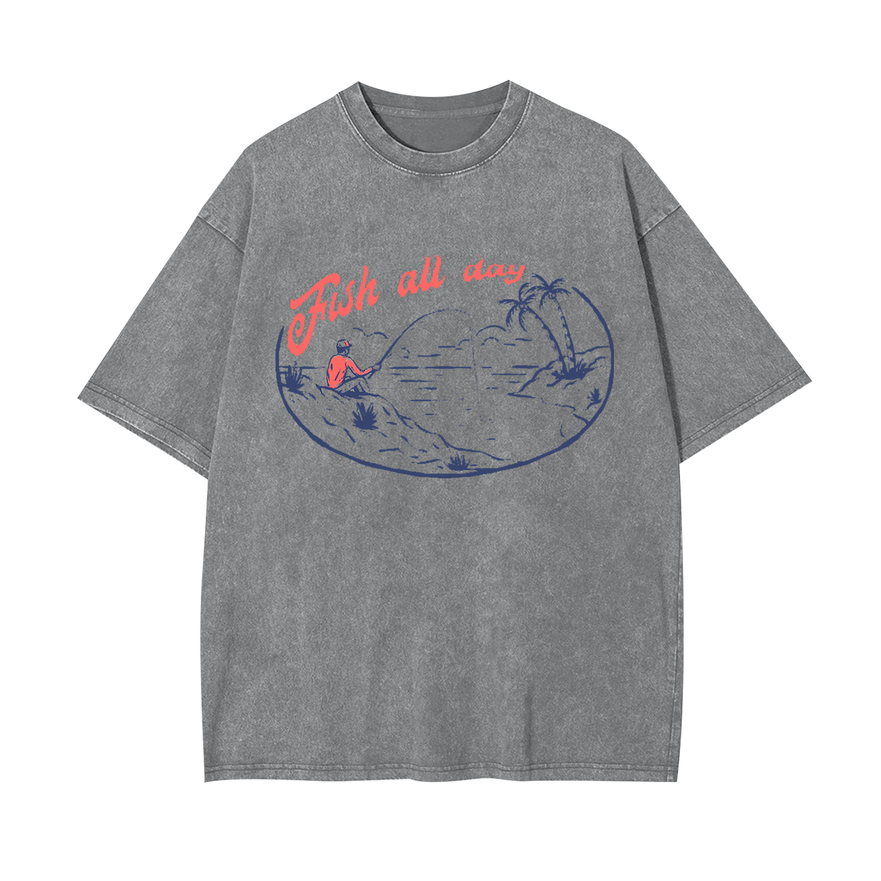 Fish All Day Garment-dye Tees